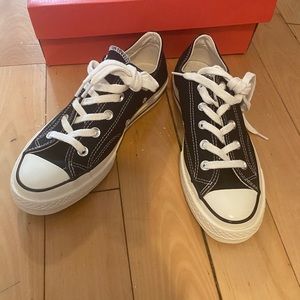 Low Top Black Chuck Taylors Never Worn